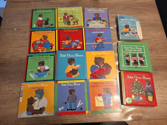 Lit de 15 livres petit ours brun