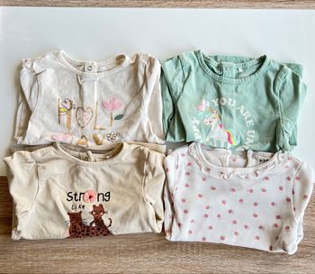 Lot pull fin manches longues fille 12 mois