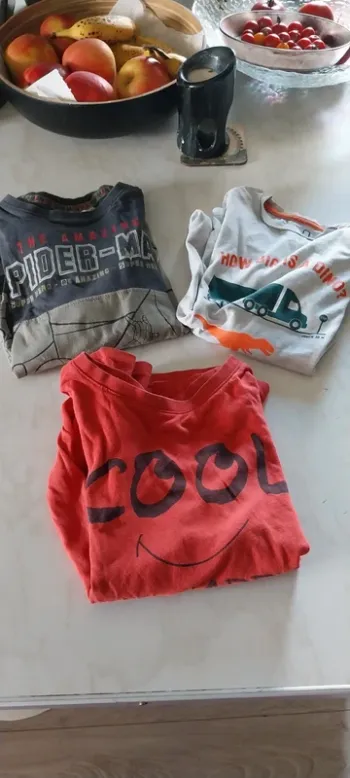 Lot de 3 tee-shirts manches longues