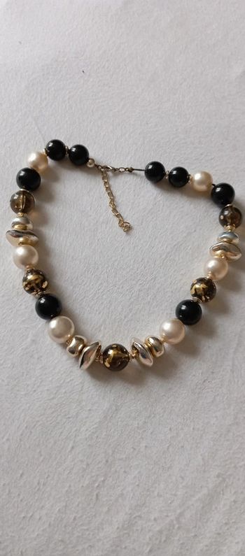 Collier vintage grosses perles