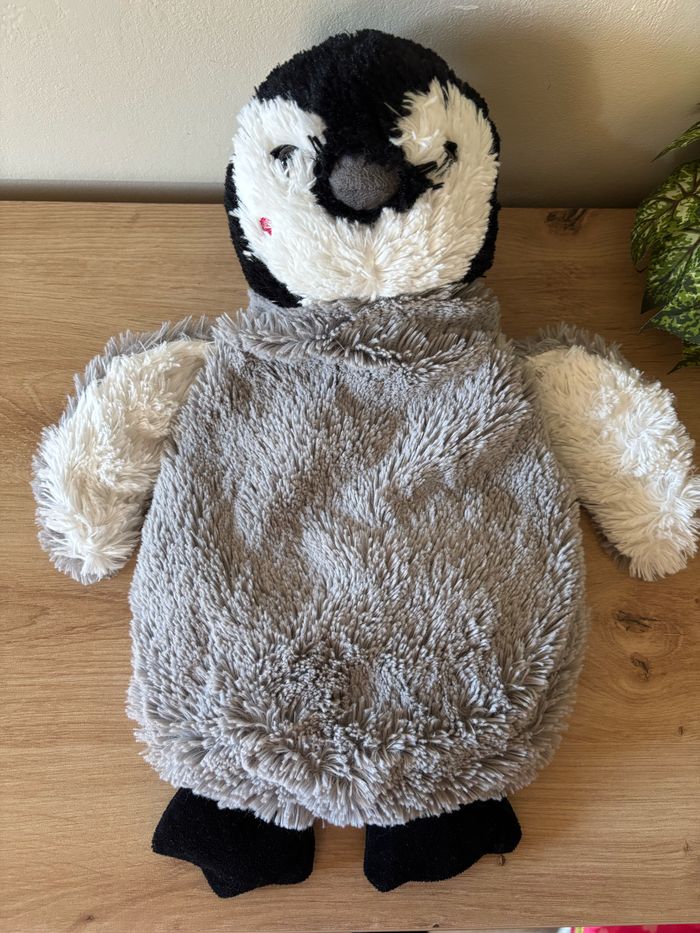 Doudou range pyjama pingouin gris blanc noir etam