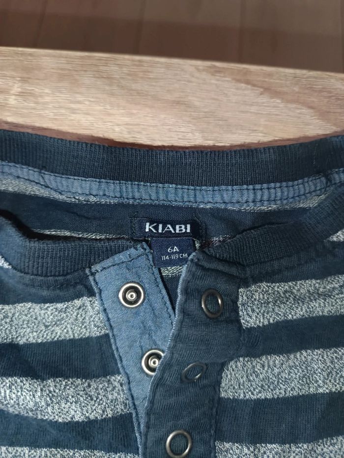 Tee-shirt manche longue Kiabi 6 ans - photo numéro 2