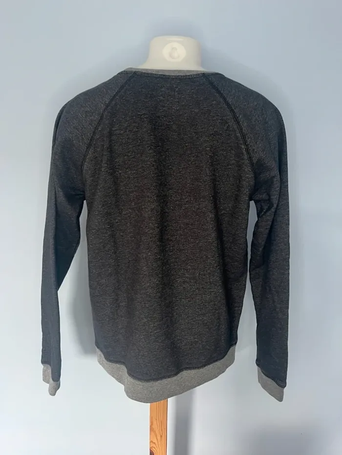 Pull col rond PSG Collection 1970 gris foncé - Taille L - style sportif vintage - photo numéro 5