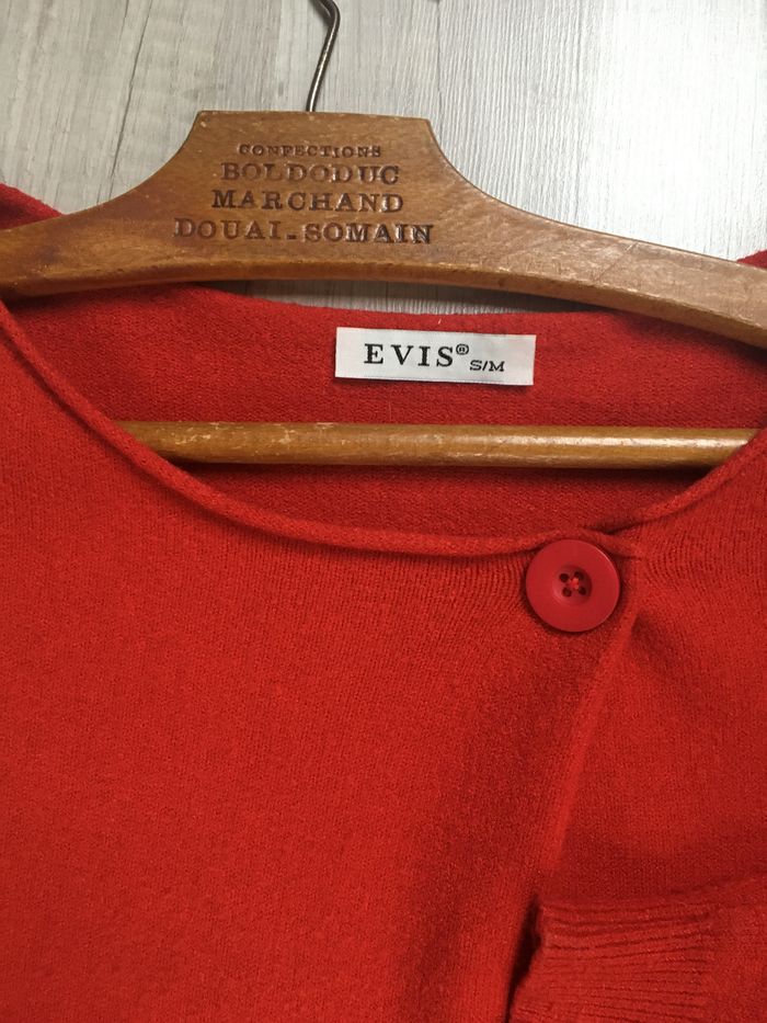 Pull EVIS  long Rouge T S/M - photo numéro 6
