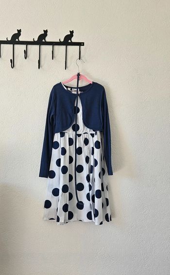 Ensemble robe, boléro et ceinture, cérémonie, 10A, bpc