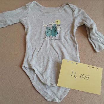 Body bébé fille ou garçon mixte 24 mois