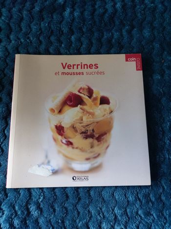 Livre recettes titre Verrines et mousses sucrées