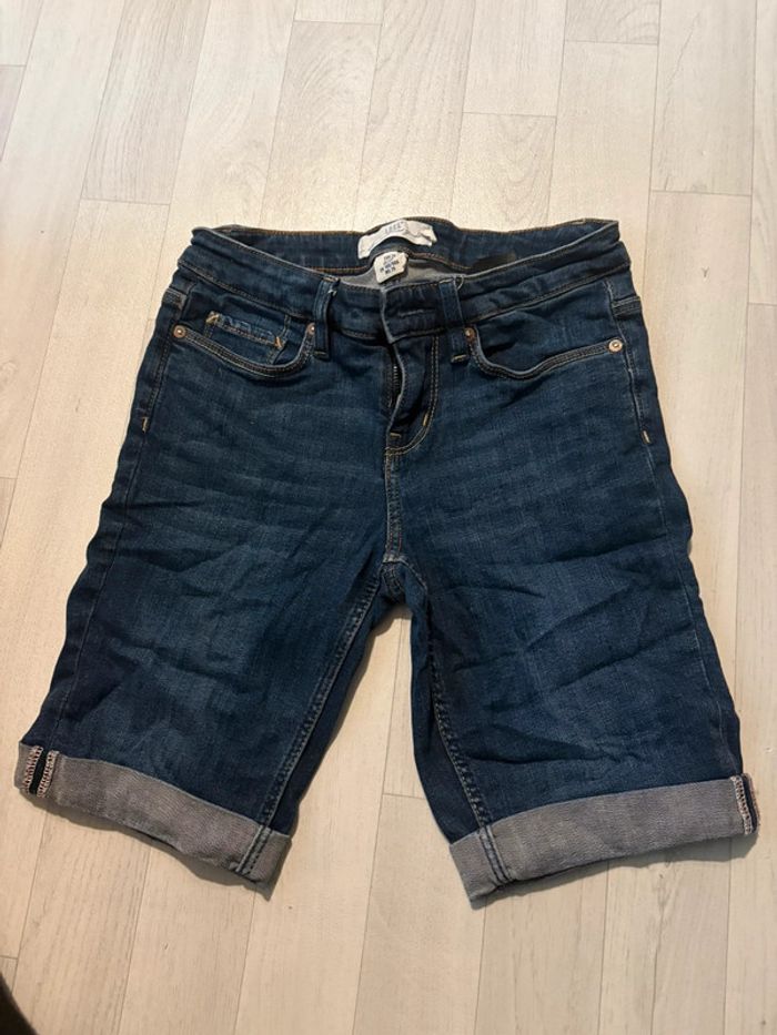 Short h&m 36 bleu foncé très bon état