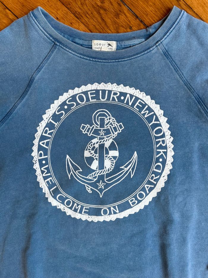 Pull de la marque Soeur taille S, bleu - photo numéro 2