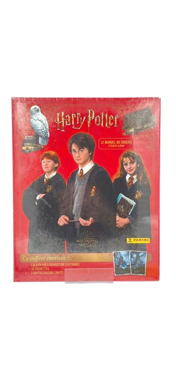 Coffret cartes Panini Harry Potter le manuel du sorcier stickers Album neuf