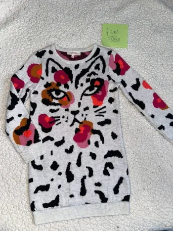 Robe laine catimini