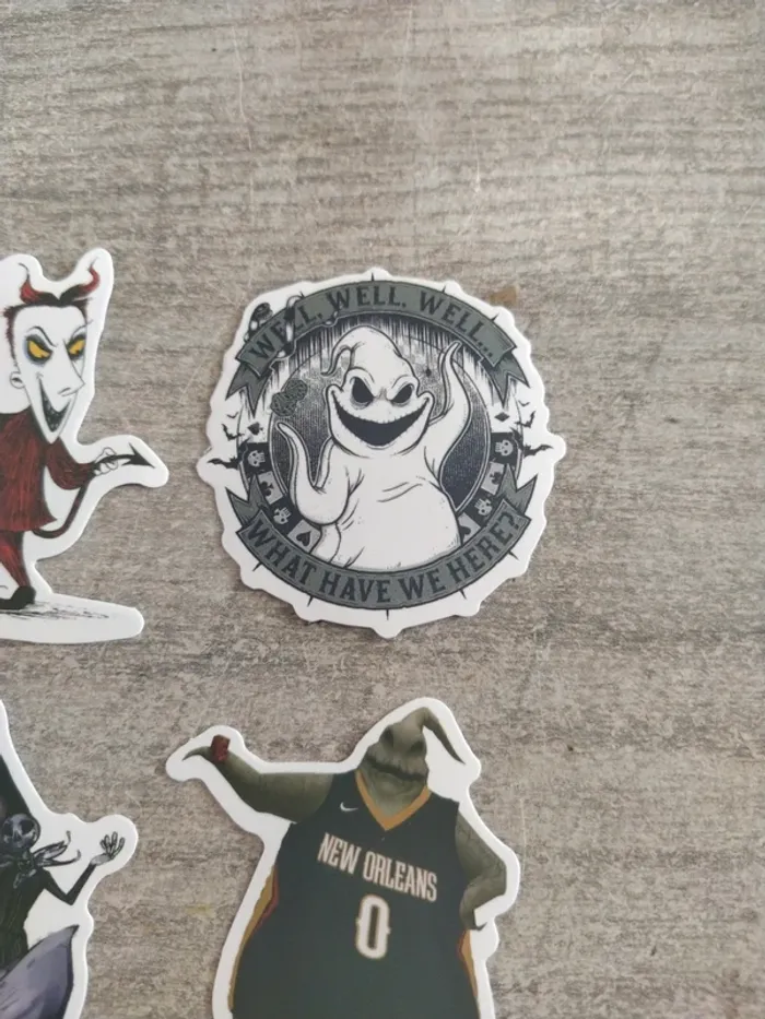 Lot de stickers autocollant sur le thème de l'étrange Noël de monsieur jack (lot E) - photo numéro 3