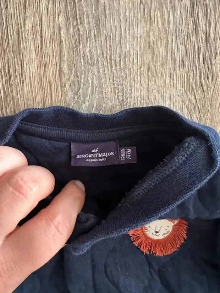 Veste légère 12 mois lion - photo numéro 5