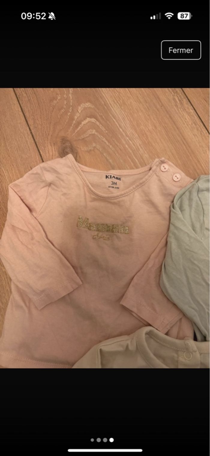 Lot de deux hauts manches longues - photo numéro 2