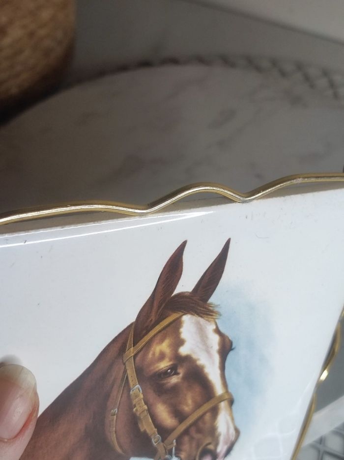 Dessous de plat gien décor cheval - photo numéro 4