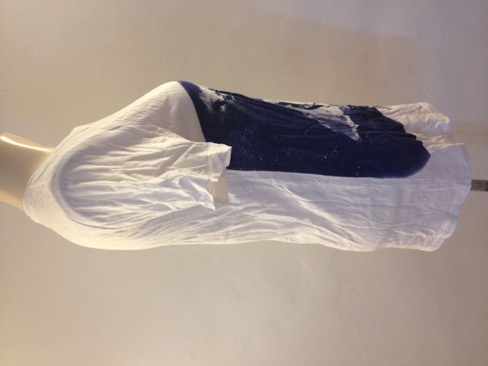 T shirt blanc motifs mer owk homme 38 100% coton - photo numéro 2