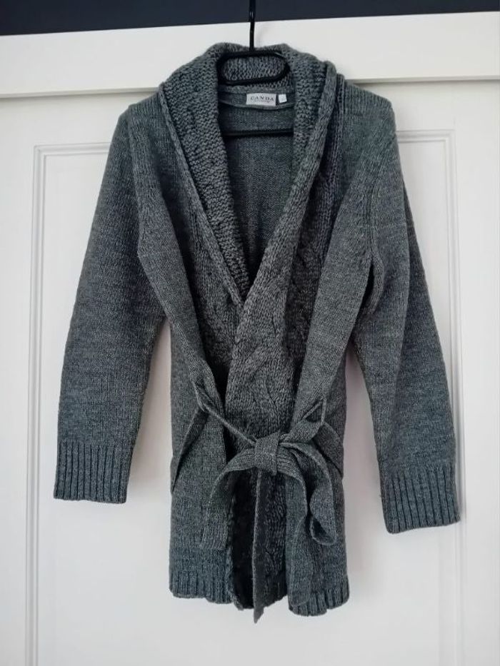 gilet femme épais gris taille L