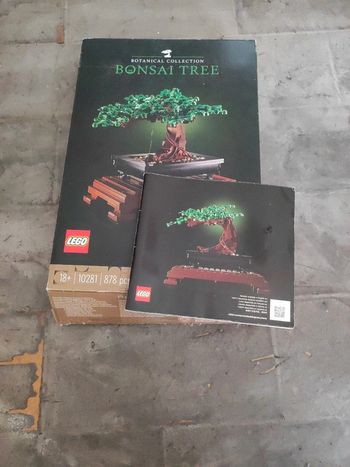 Boîte vide pas de Lego avec  notice