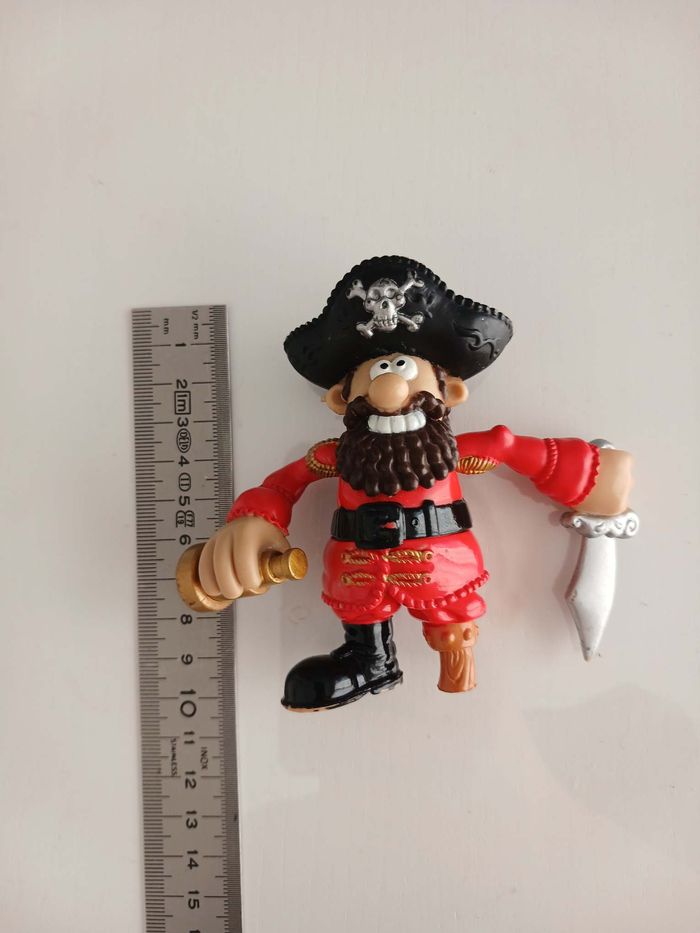 Figurine Pirate Vintage - Capitaine à Jambe de Bois (8 cm) - photo numéro 3