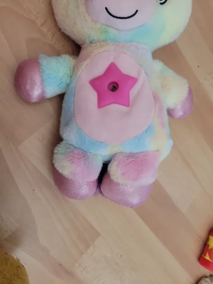 Veilleuse licorne peluche star belly - photo numéro 3