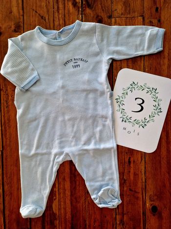 Pyjama léger 3 mois Petit Bateau