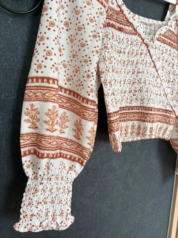 Blouse bohème Shein manches longues - Taille S - photo numéro 3