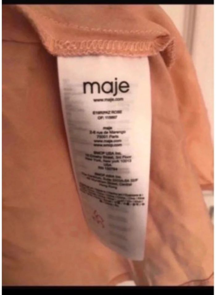 Magnifique robe neuve Maje, taille 2, jamais portée avec étiquette d’origine (prix initial 720 €) - photo numéro 8