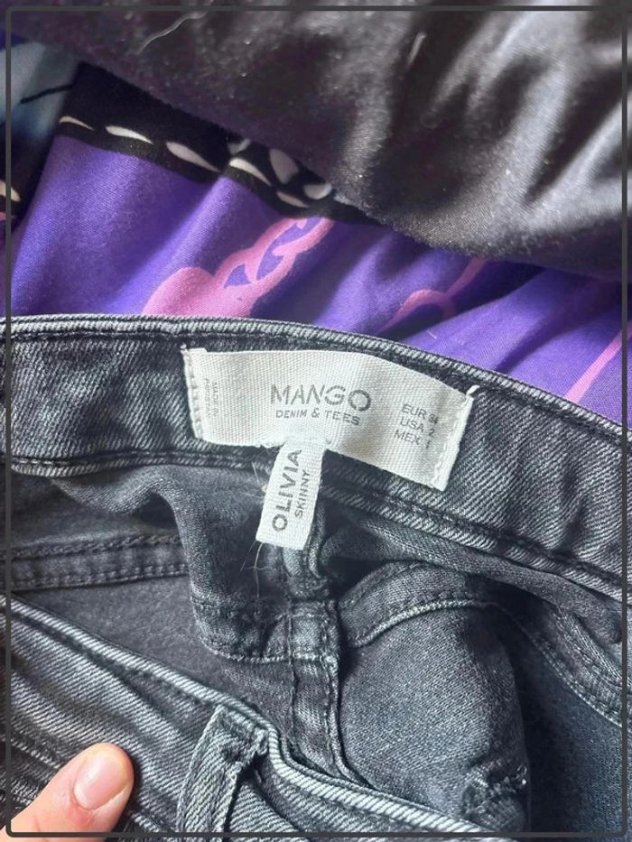 Jeans taille 34 marque mango Olivia skinny - photo numéro 5