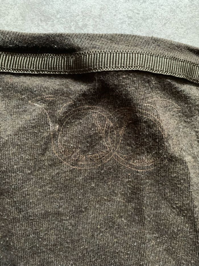 Haut kaki avec strass taille 38/40 - photo numéro 3