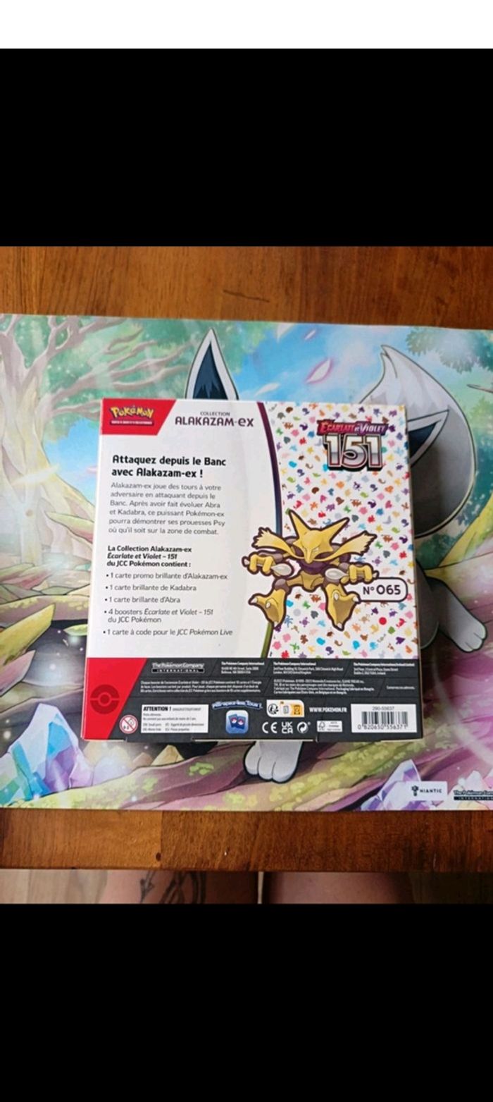 Coffret Pokémon Alakazam Ex 151 fr scellé - photo numéro 2