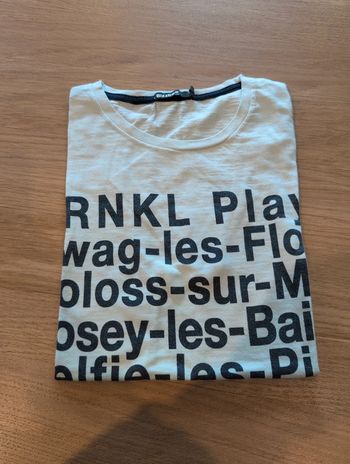 Tee shirt manches courtes imprimé taille s