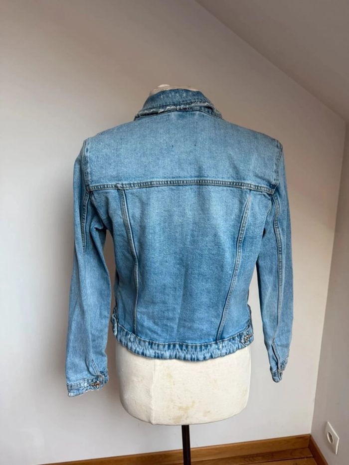 Belle veste en jean Zara bleu used 🌸 40 L - photo numéro 6