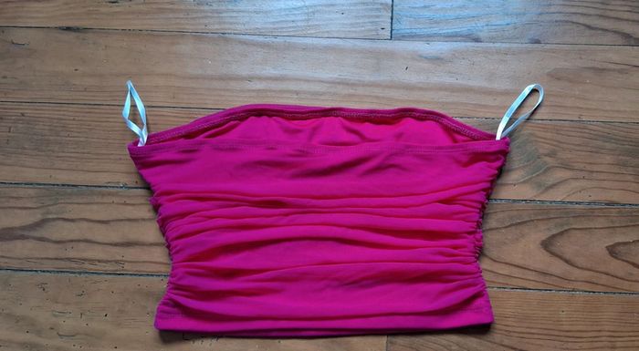 Top court épaules dénudé femme taille S - photo numéro 3