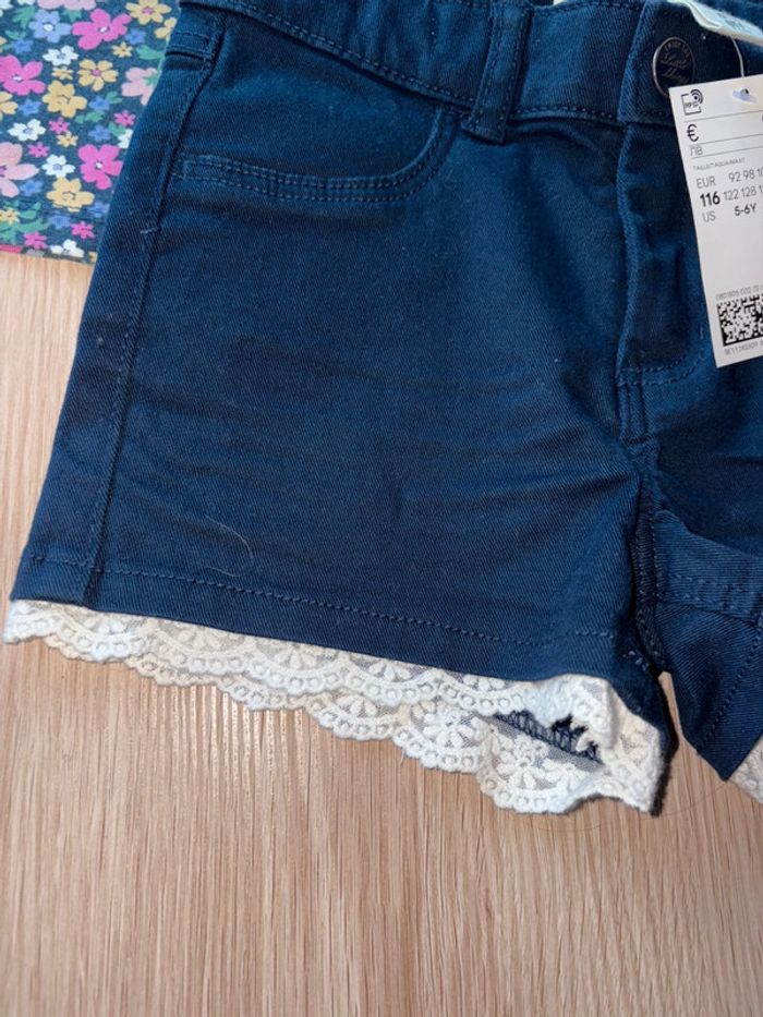 Ensemble HM fille short neuf 5/6 ans - photo numéro 4