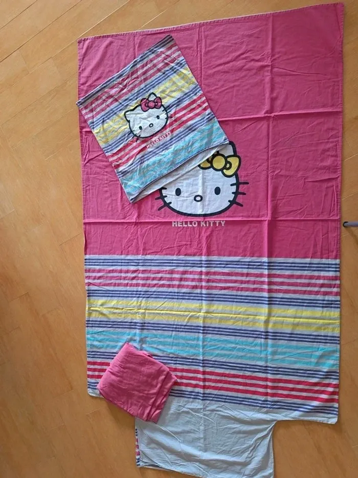 Parure de lit 1 personne Hello Kitty