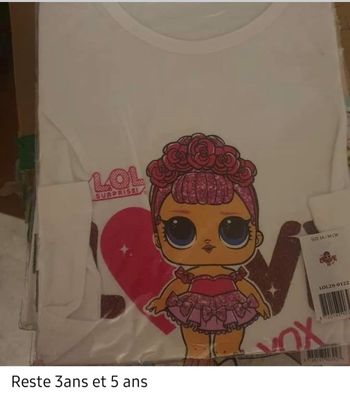 Tee-shirt poupée lol