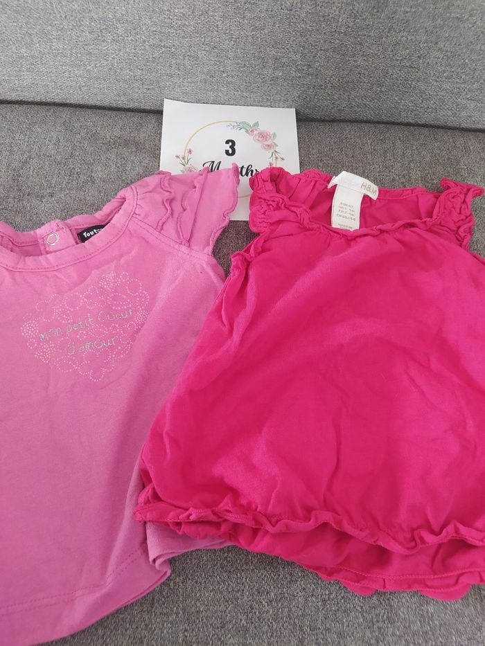 Lot séparable 10 vêtements 3 mois fille - photo numéro 2