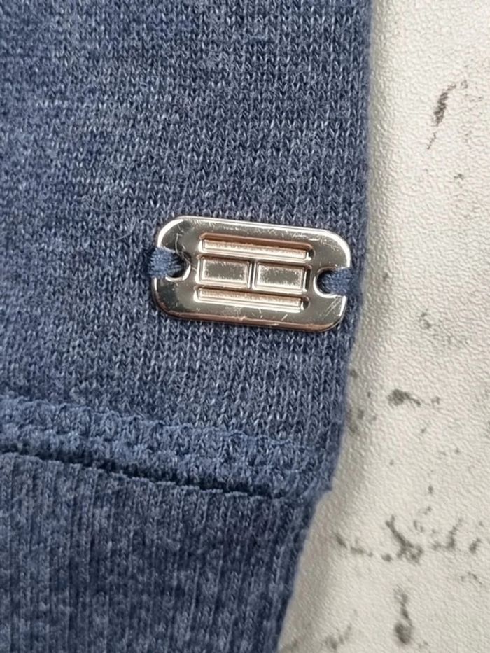 Sweat Tommy Hilfiger bleu chiné – Taille M Femmes (mesures en photos) - photo numéro 5