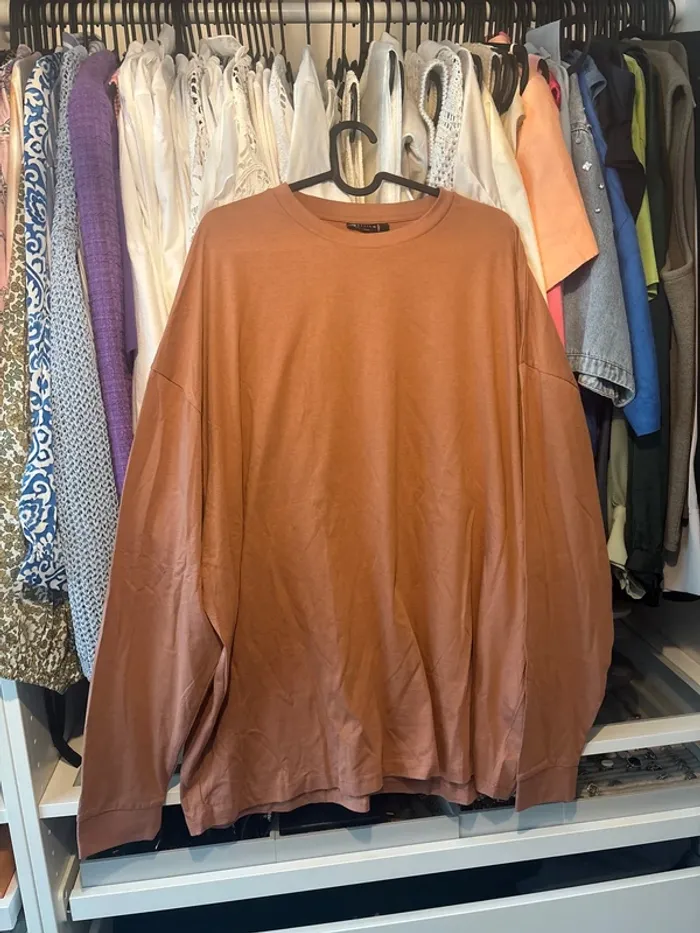 T-shirt terracotta homme