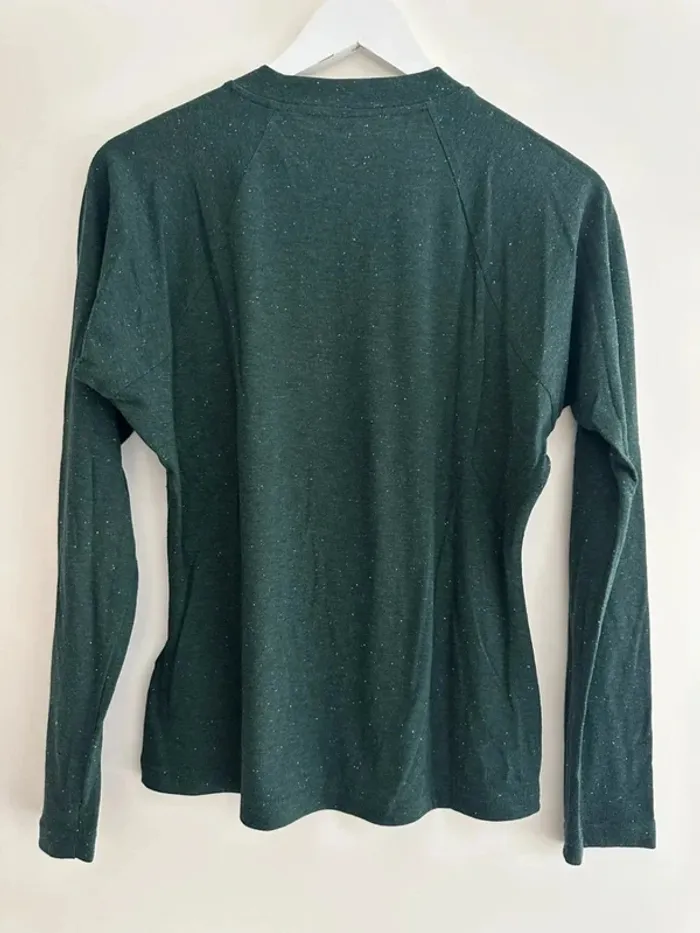 Tshirt adidas longue manche vert pour femme - neuf taille M - photo numéro 5