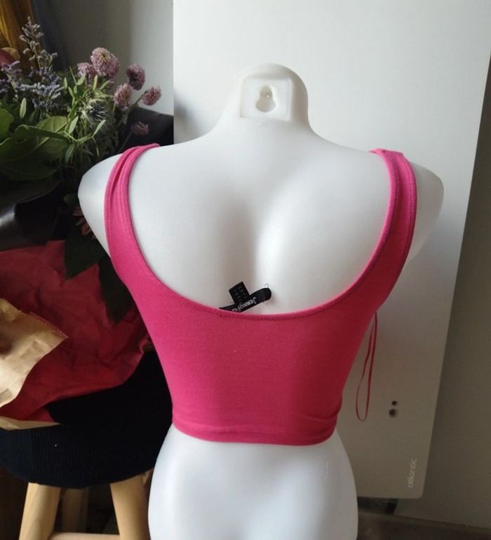 top court taille XS avec laçage - Jennyfer - coton/élastane et polyester - photo numéro 2