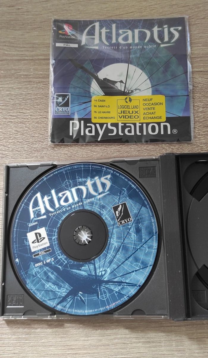 Jeu Atlantis secret d'un monde oublié ps1 - photo numéro 2