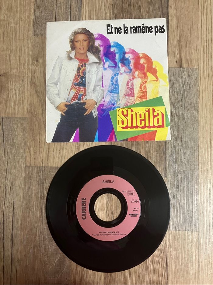 Vinyle 45 tours-Sheila-Et ne la ramène pas