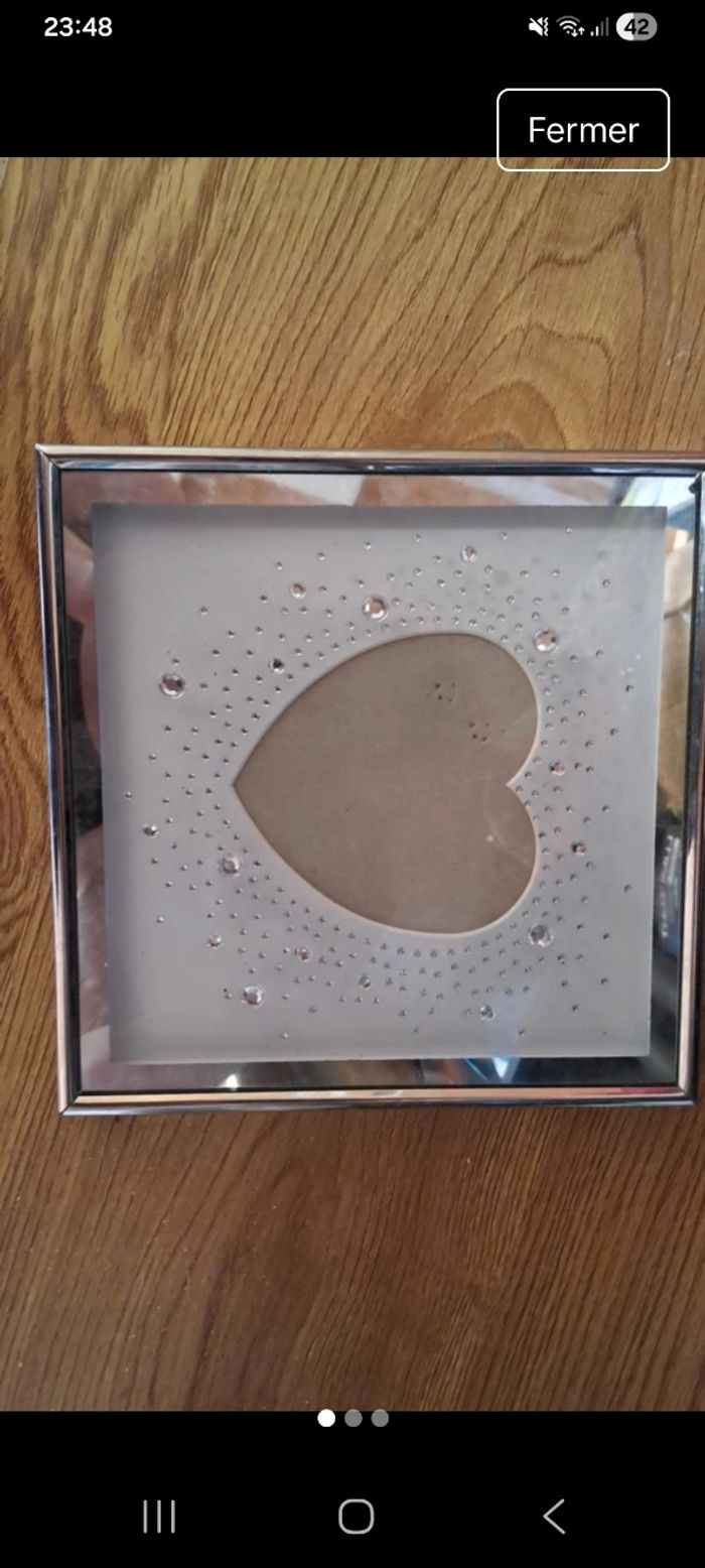 Cadre forme de coeur