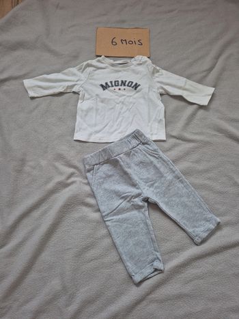 Ensemble garçon 6 mois