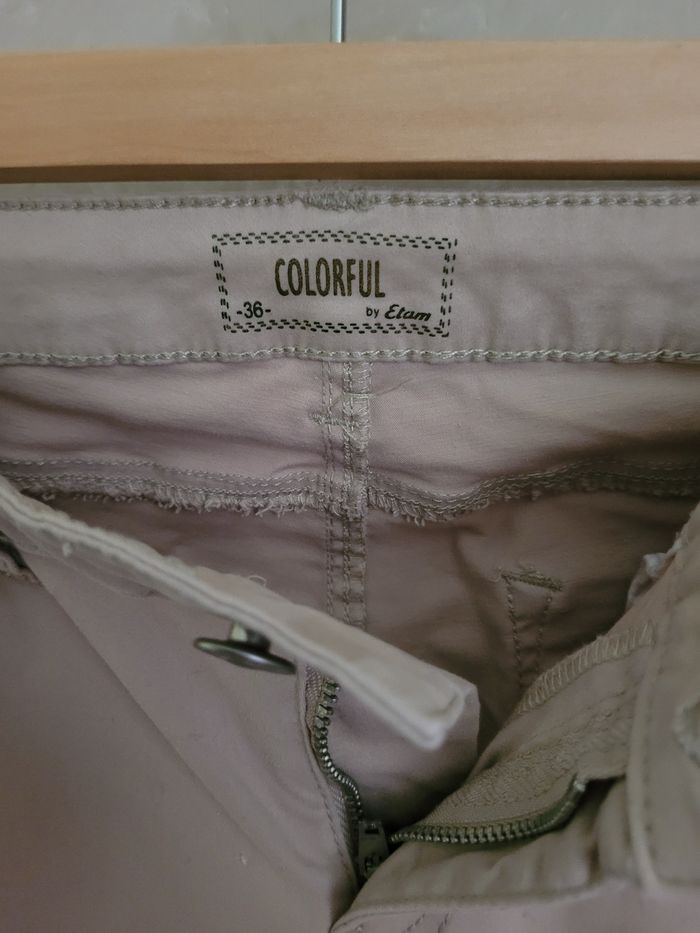 Pantalon toile femme ou adolescente taille 36 - photo numéro 3
