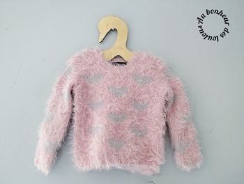 3-4 ans pull tout doux ( étiquettee coupée)