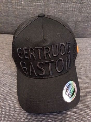 Casquette noir réglable gertrude