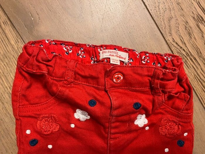 Pantalon DPAM motif fleurs brodées - photo numéro 3