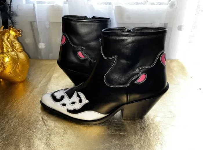 Superbes bottines en cuir, taille 38, Neuf - Paul & Joe - photo numéro 8